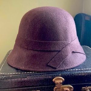 Brown wool hat